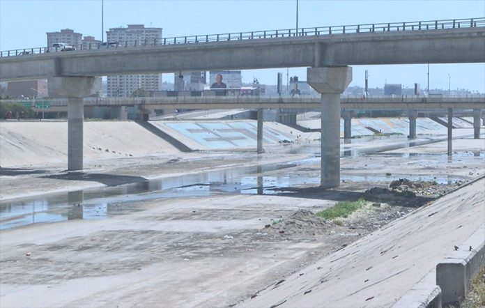 A view of the Tijuana River.