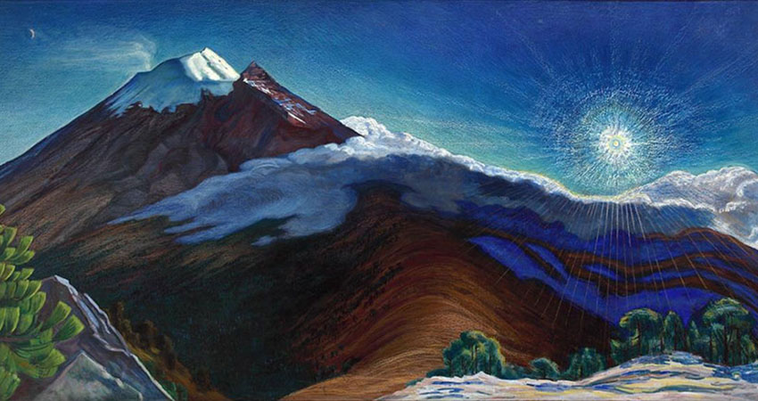 Dawn at Popocatépetl by Dr. Atl