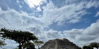 Cañada de la Virgen archaeological site in Guanajuato.