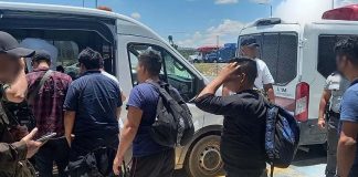 migrants in Nuevo Leon taken into custody by Mexican authorities