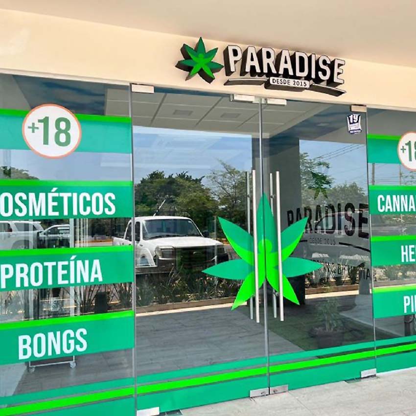 Vicente Fox's marijuana products store in Villahermosa, Mexico