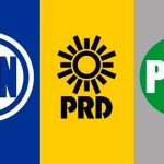 Logs of PAN, PRI, PRD parties in Mexico