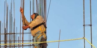 construction worker in Mexico City