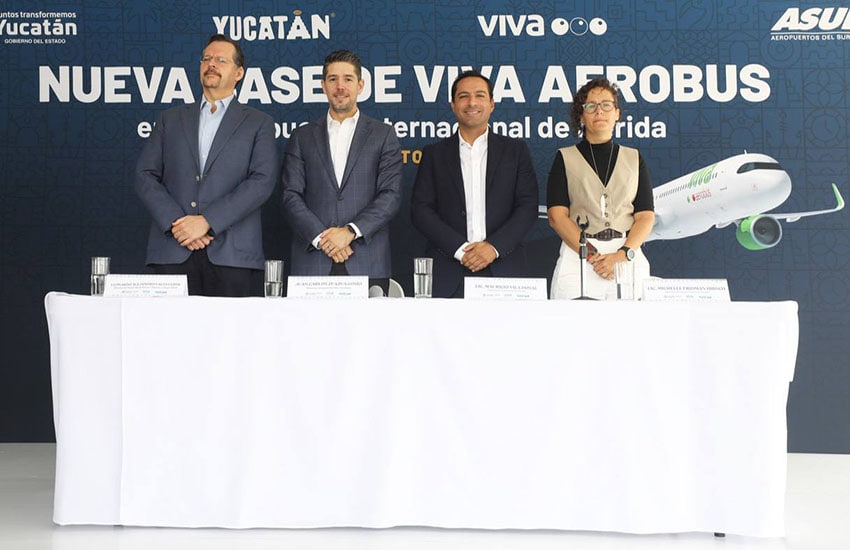 Viva Aerobus announces operations base in Merida, Mexico