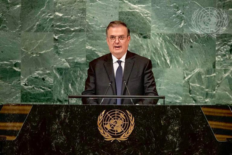 Foreign Minister Ebrard to UN General Assembly: “It is time to act” in Russia-Ukraine war Foreign Minister Ebrard to UN General Assembly: “It is time to act” in Russia-Ukraine war