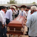 Funeral of Yaqui environmental activist Tomas Rojo