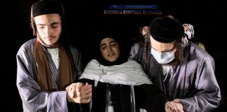 Lev Tahor members after breaking out of the DIF detention facility on Wednesday.