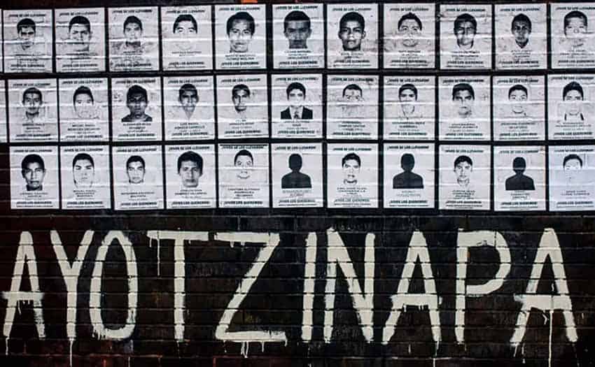 Fotos de 43 alumnos del Colegio Normal Rural de Ayotzinapa desaparecidos desde 2014