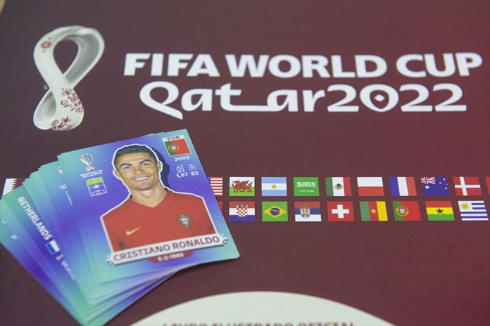 Panini World Cup collectible stickers for Qatar 2022