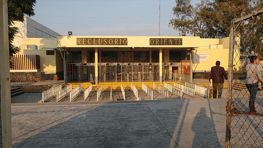 The Reclusorio Oriente, a prison in Mexico City.