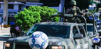 Mexican military in Acapulco