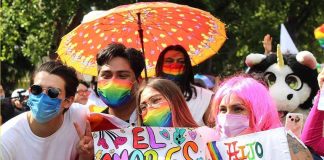 LGBT community members celebrate same sex marriage legalization throughout Mexico