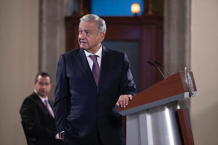 Mexico's President López Obrador and Deputy Security Minister Ricardo Mejia Berdeja