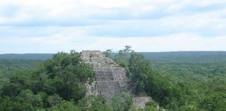 The great pyramid of Calakmul.
