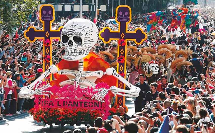 Mexico City Day of the Dead parade