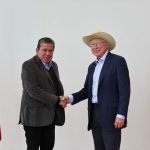 Zacatecas Governor David Monreal and U.S. Ambassador Ken Salazar