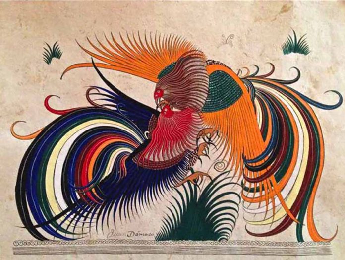 Otomi and Guerrero Nahua painting on amate bark paper
