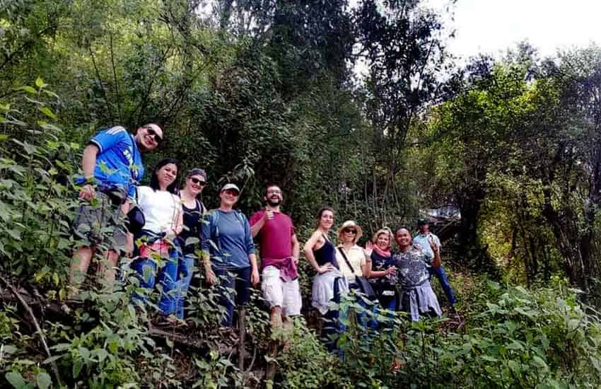 Aztec Explorers hiking group in Mexico City