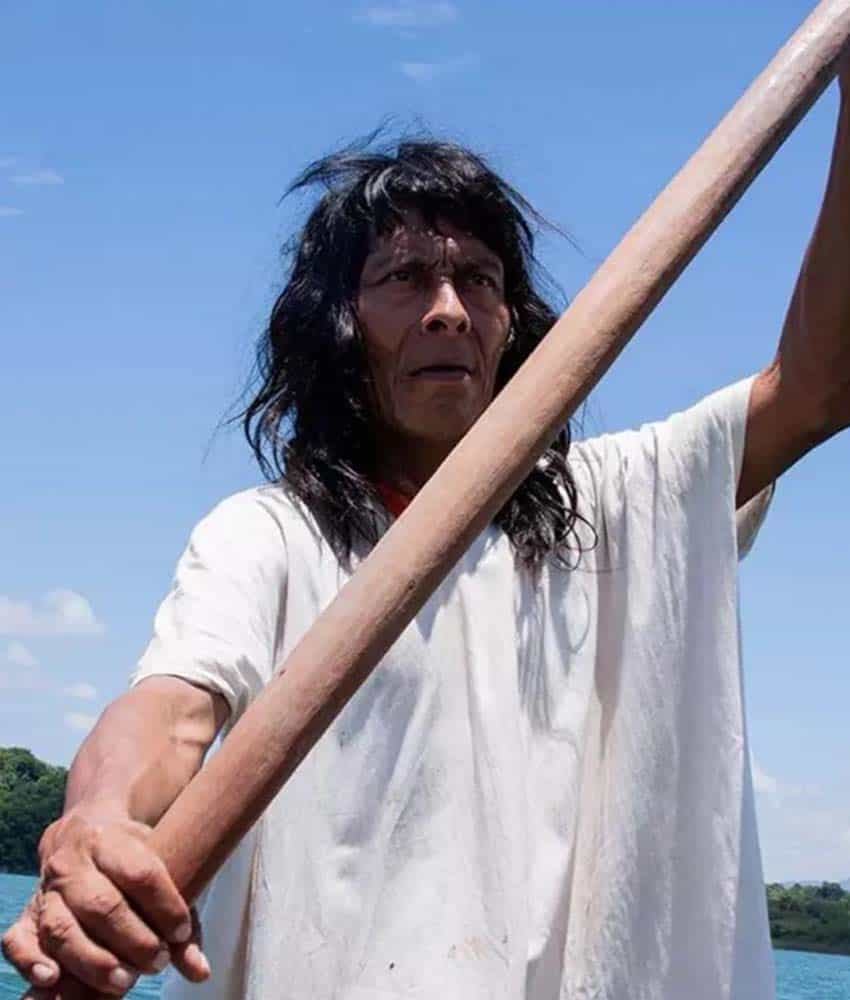 indigenous resident of Lacondon Rainforest in Chiapas, Mexico