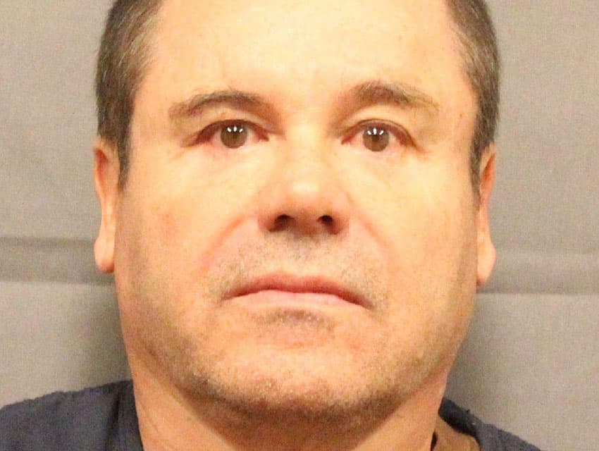 Joaquin "El Chapo" Guzman in 2017 in U.S. custody