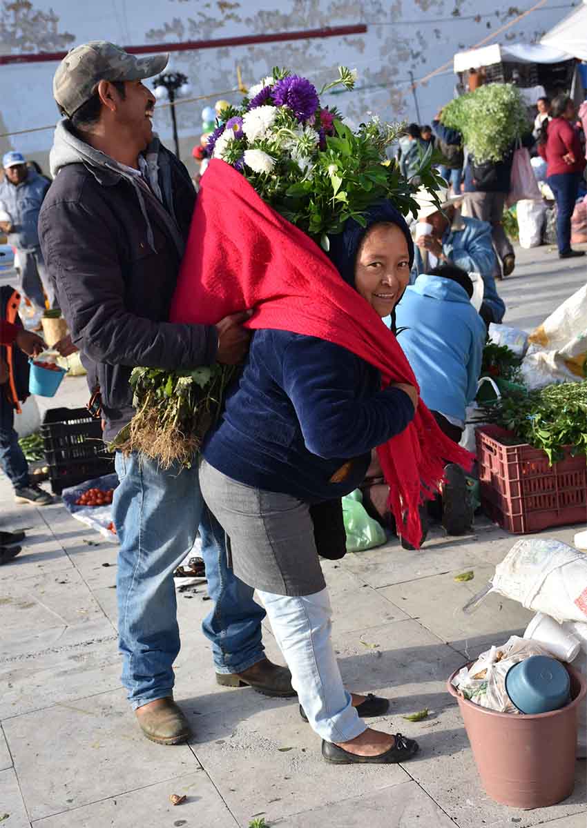 Day of the Dead swap meet in Huaquechula, Mexico