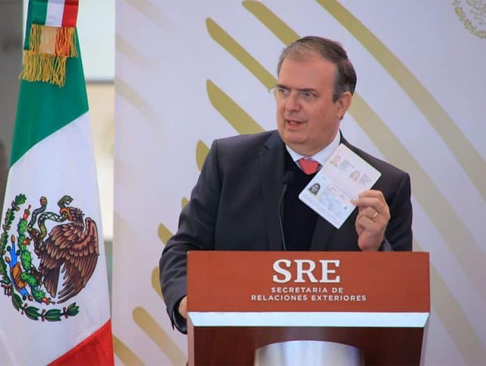 Mexico Foreign Affairs Minister Marcelo Ebrard