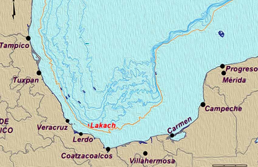 Lakach deepwater natural gas mining site