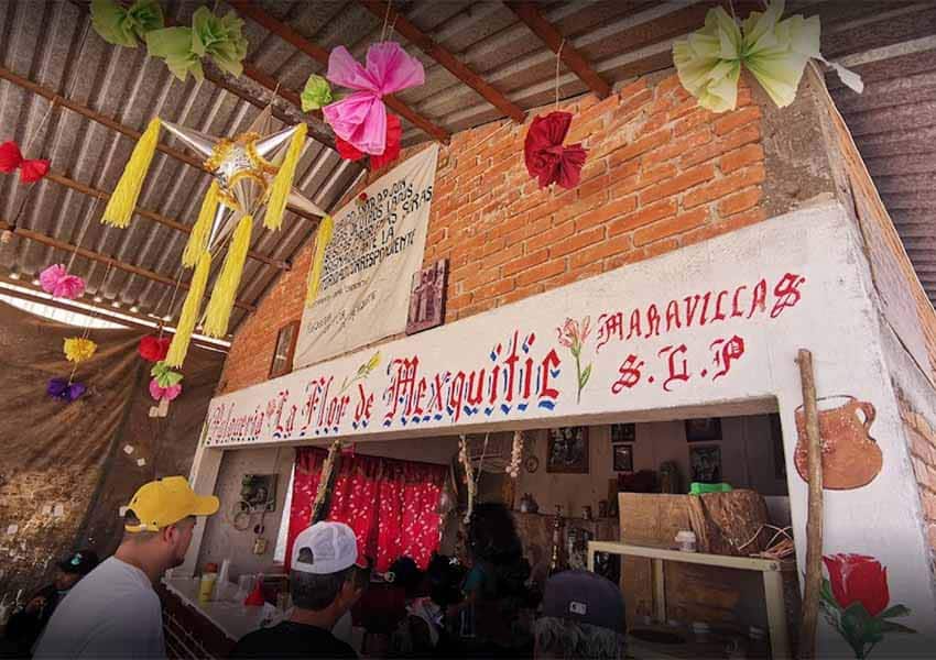 La Flor de Mexquitic pulqueria in Maravillas, San Luis Potosi, Mexico