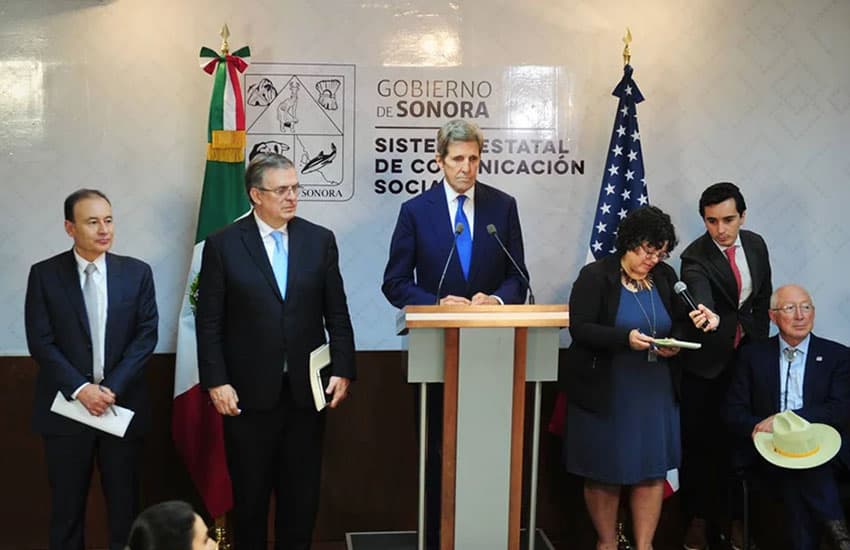 John Kerry visiting Hermosillo, Sonora, Mexico on 10-28-2022