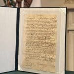 Letter written by Hernan Cortes, stolen from Mexico National Archives and returned to Mexico