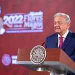 The president at his Wednesday morning conference.