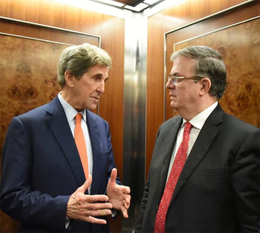 Ebrard saw U.S. Special Climate Envoy John Kerry as recently as October, when the U.S. diplomat visited Sonora.