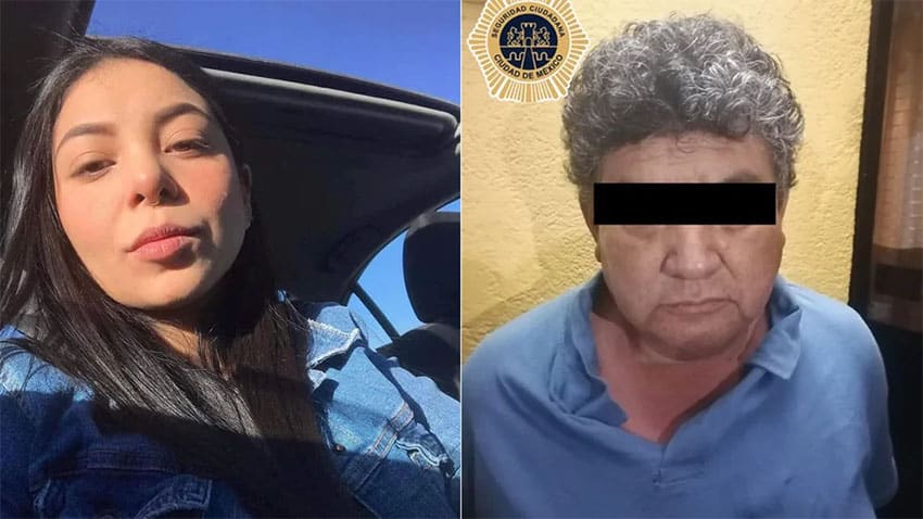 Lidia Gabriela and the taxi driver accused of attempting to kidnap her, prompting her to jump from the moving vehicle.