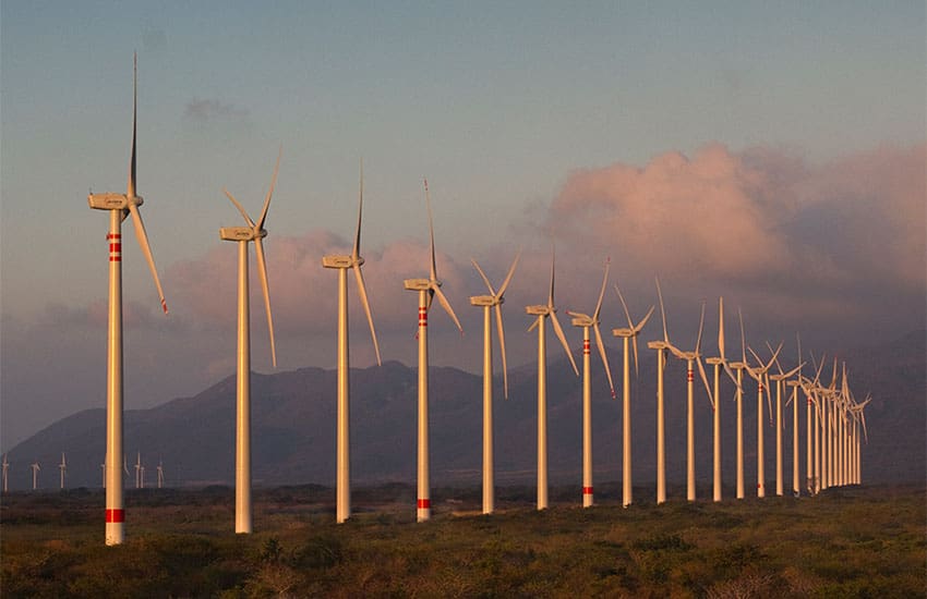 Wind farm in La Venta