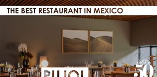 Chef Enrique Olvera's emblematic Mexico City restaurant was the top-ranked in the country.