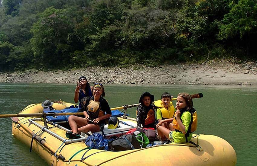 Sierra Rios nonprofit taking customers rafting down the Usumacinta River in Mexico.