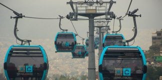 Mexico City's cable car system, Cablebus.