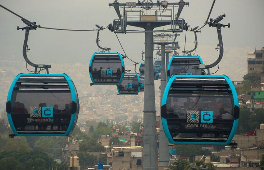El sistema de teleférico de la Ciudad de México, Cablebus.