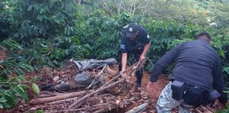 Mexico's National Guard uncovering a clandestine pipeline tap in Jalpan, Puebla.