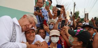 AMLO visiting Guerrero