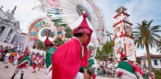 Cuetzalan, Puebla. The Quetzal folkloric dance