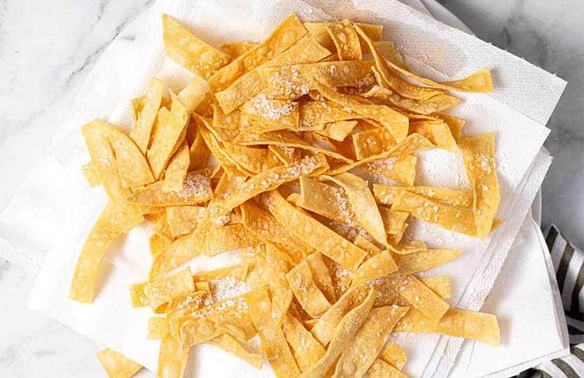 fried tortilla strips