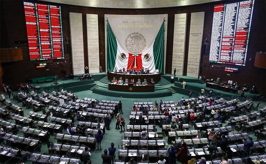 The lower house of Congress in session on Thursday.