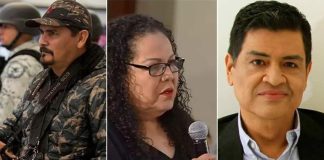 Margarito Martínez, Lourdes Maldonado and Luis Enrique Ramírez