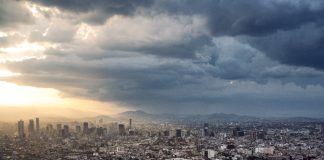 Aerial view of CDMX