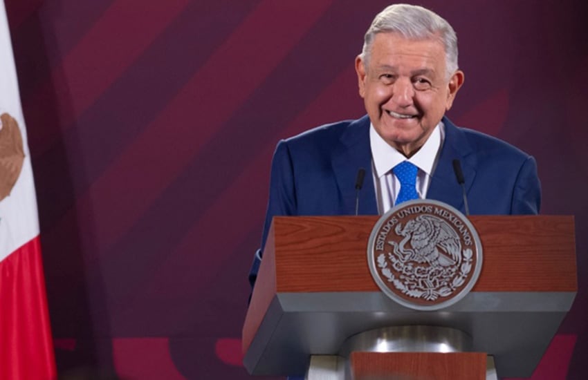 Mexico's president Andres Manuel Lopez Obrador