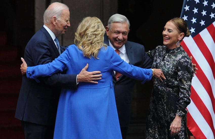 US President Joe Biden and First Lady Jill Biden at 10th North American Leaders' Summit in Mexico