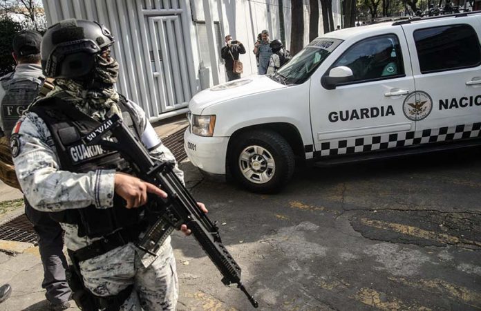 National Guardsman in Mexico City