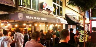 Mano Santa mezcal bar in Mexico City