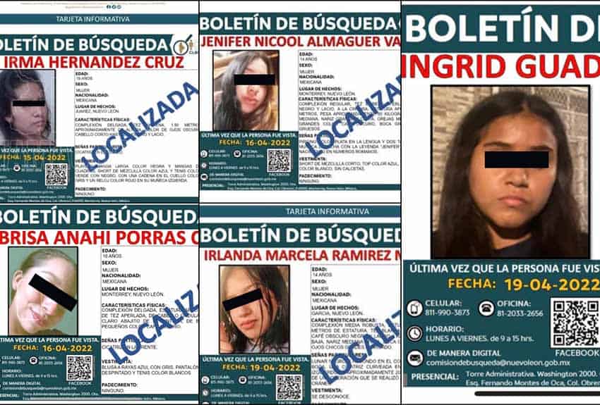 13 missing girls and women found in Nuevo Leon, Mexico during the search for Debanhi Escobar